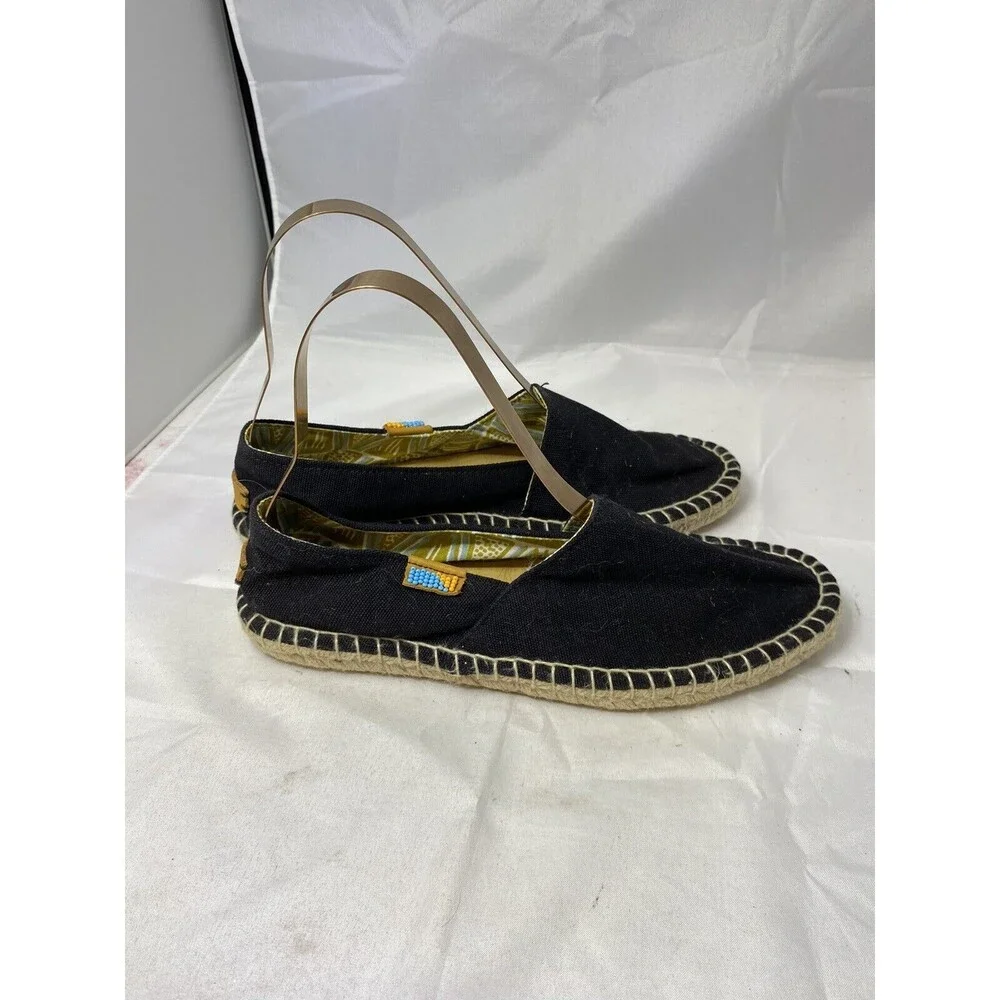 Ubuntu Life Classic Black Afridrilles Women's sz 9W Wide